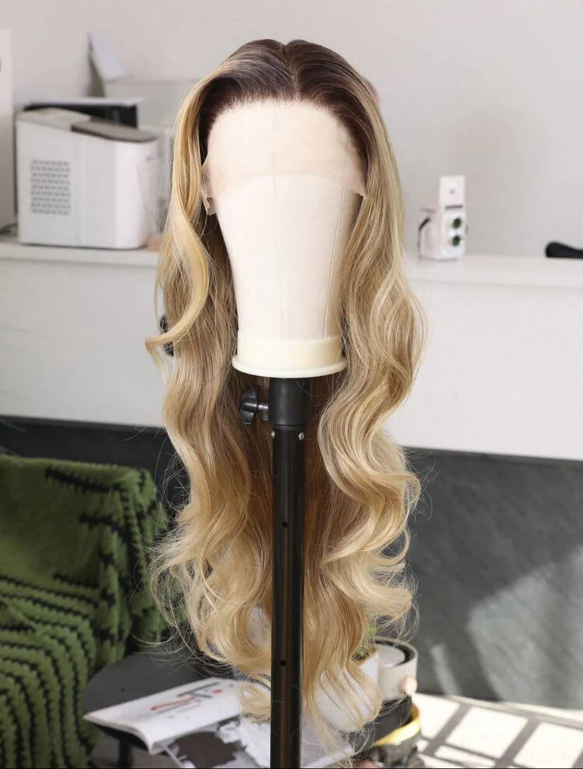 Beyonce Bombshell Wig (human blend)
